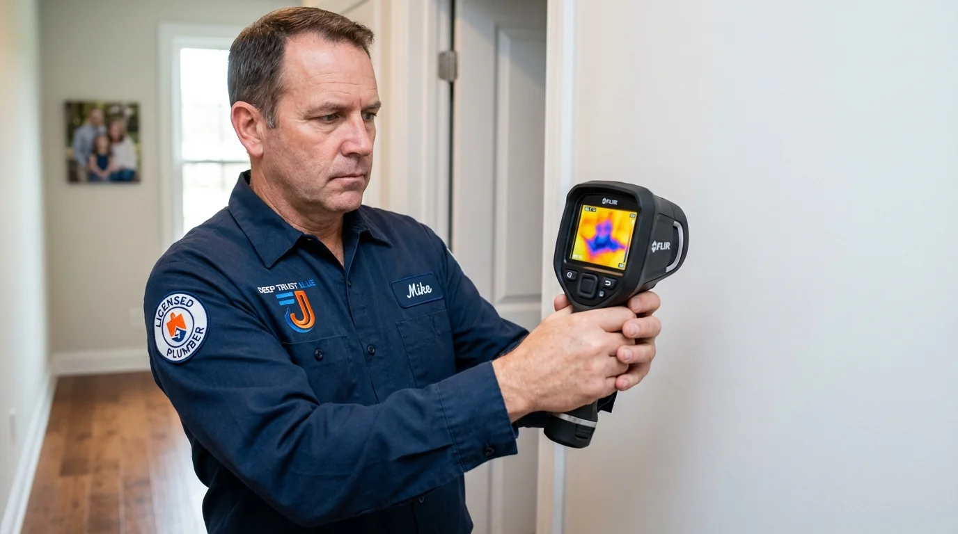 Thermal imaging leak detection by Johns Plumbing LLC in Yountville